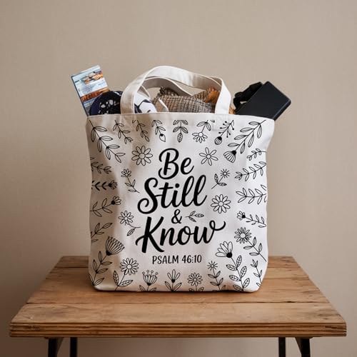 Bible Bags for Women, Christian Tote Bag, Gifts for Christian Women - color: Green