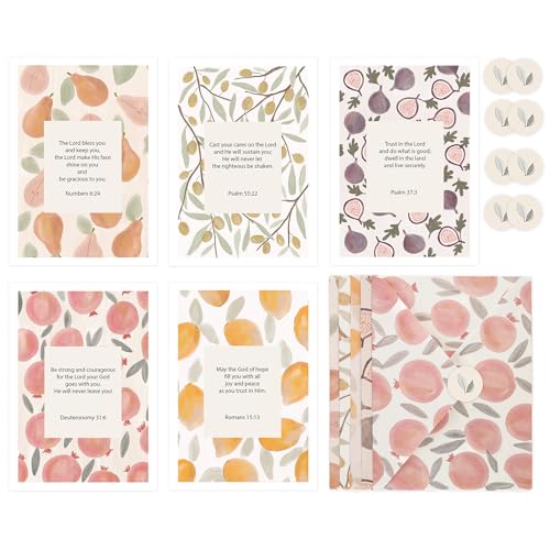 DIVERSEBEE Inspirational Christian Greeting Cards of Encouragement (Fruit) - color: Fruit