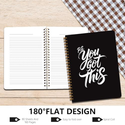 You Got This Spiral Notebook, Inspirational Notebooks for Women Men - color: You got this