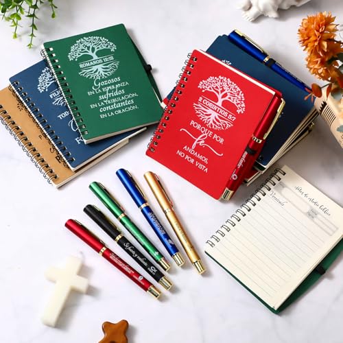Sinload 60 Pcs/ 30 Set Christian Prayer Journal Bible Pen, Spanish Special - style: Spanish Special