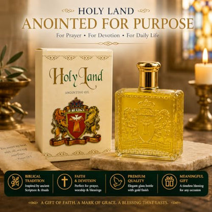 Holy Land Anointing Oil with Frankincense & Myrrh - 50ml (Pack of 2) - size: 1.7 Fl Oz (Pack of 2)