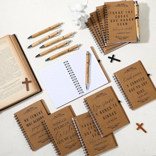 Kosiz 40 Pcs/20 Set Christian Gifts Prayer Journal, Spanish Leaves - style: Spanish Leaves