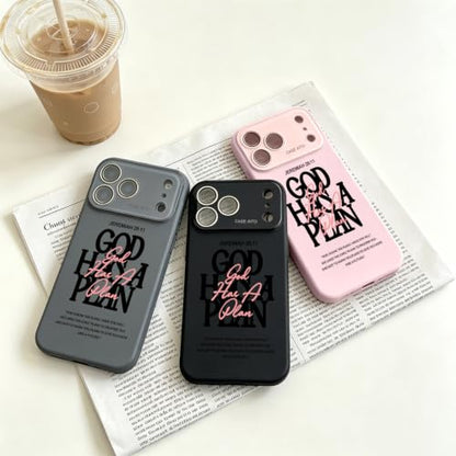 God Has A Plan Jeremiah 29:11 Phone Case for iPhone 17 Air - Pink - color: Pink, size: iPhone 17 Air