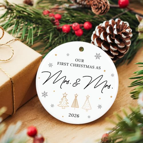ZAGKOO Lesbian Wedding Gifts 2026 - Mrs and Mrs Gifts, Couple Gift - color: Mrs&mrs
