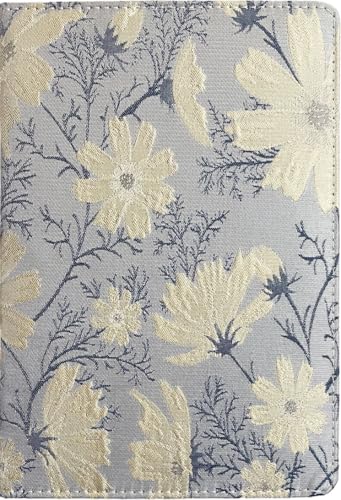 ipoul Beautiful Journal for Women, Daisy Flower, Hardcover, A5, 6x8, Lined Pages, Lay-flat, Personal Notebook, Self Care Journal, 40th Birthday Gifts for Women, Mothers day Gifts for mom - color: Daisy-silver