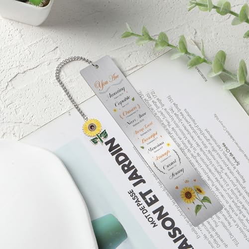 Christian Sunflower Bookmark and Pen Gifts, Scripture Book Mark - style: Christian, Sunflower