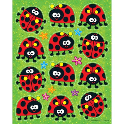 Carson Dellosa 72 Ladybug Stickers for Kids, 6 Sheets of Lady Bug Incentive - style: Ladybugs