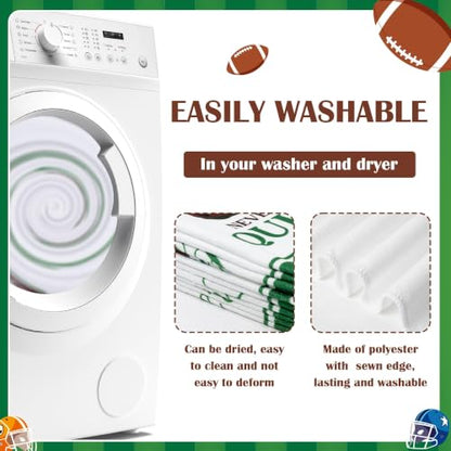 R HORSE 5 Pack Funny Football Kitchen Dish Towels - color: Football