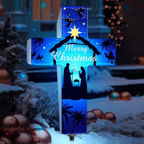 Yousoontic Christmas Solar Stake, Merry Christmas - style: Merry Christmas