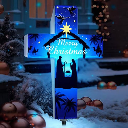Yousoontic Christmas Solar Stake, Merry Christmas - style: Merry Christmas