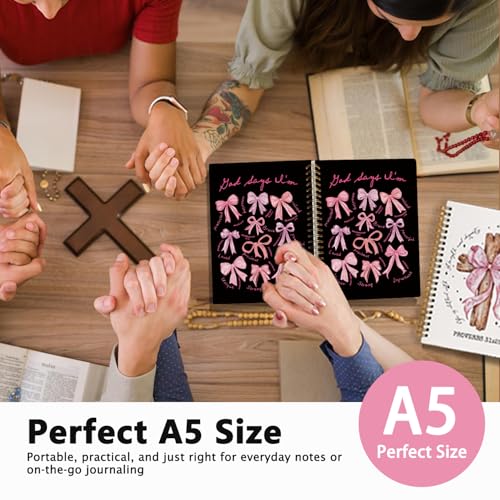LIANGW God Says You Are Christian Bible Notebook Journal Gifts for Women - color: God Says I'm - Black