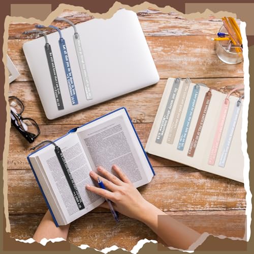 Skyygemm 10 Pcs Christian Bookmarks Christmas Gift for Women, Neutral - color: Neutral