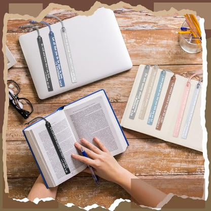 Skyygemm 10 Pcs Christian Bookmarks Christmas Gift for Women, Neutral - color: Neutral