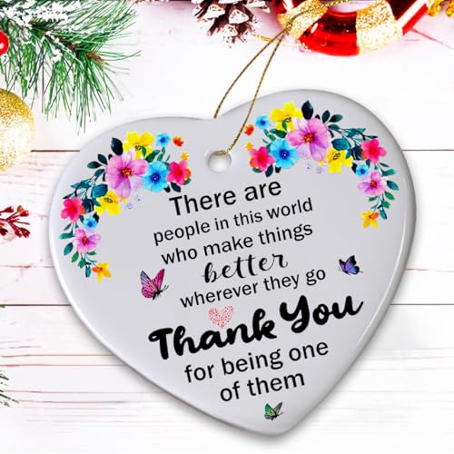 Thank You Christmas Ornaments 2026,Thank You Gifts for Women Teacher Boss Coworker Friend Family - Appreciation Gifts for Coworkers, Kindness Ornament - color: Thank You