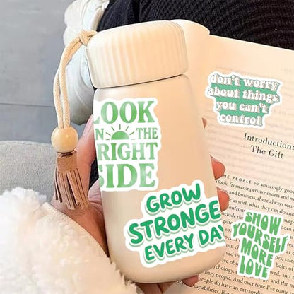 50PCS Green Inspirational Stickers, Motivational Stickers - style: Green