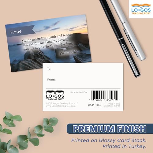 Logos Trading Post Guide Me Pass It On Scripture Cards, Pack of 25 - color: Psalm 25:5