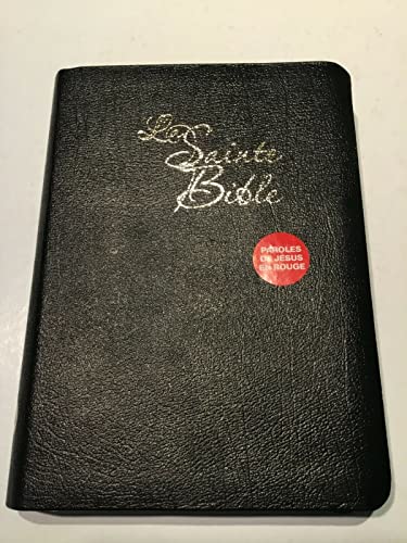 French Bible, Large Print, Leather, Zipper, Thumb Index. Segond 1910, fermeture éclair