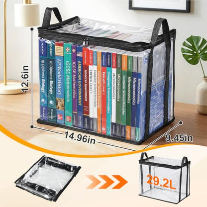 CTIME Waterproof Clear Book Storage Bag - size: XXL