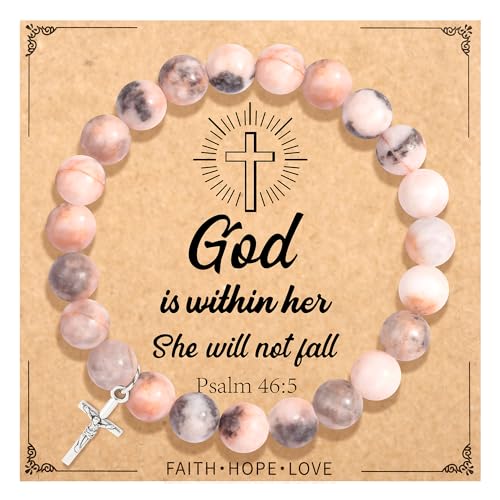 Christian Grandparents - Day Gifts for Women, Religious Cross Bracelet - color: God is-10