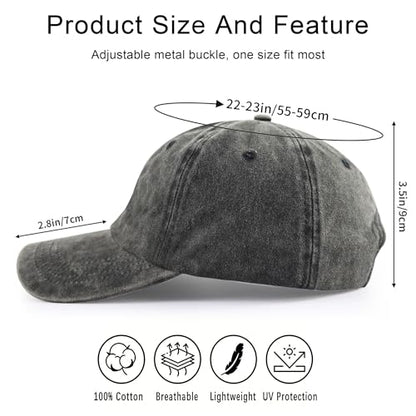 2PCS Dad and Mom EST 2026 Hats for Men Women, New Parents Gifts Cap - color: D-black