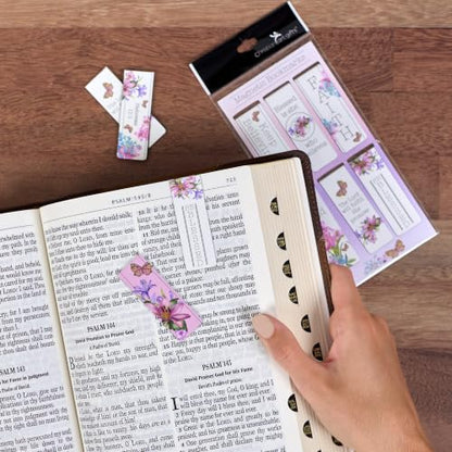 Christian Art Gifts Magnetic Scripture Bookmark Set for Women: Blessing - color: Believe #2