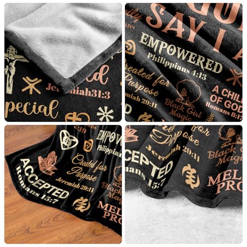 African American Christian Gifts for Women, Black Women Religious Gifts - color: African American Christian Gifts, size: 80"x60"