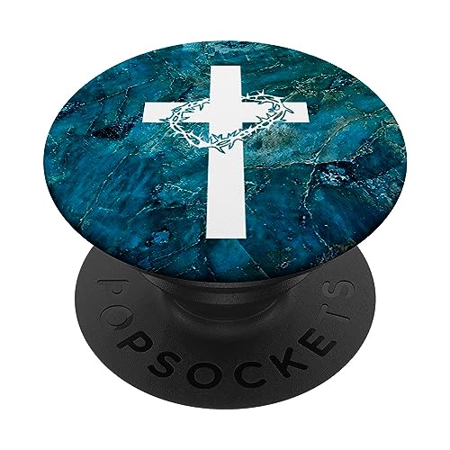 Cross - Jesus Christ PopSockets Adhesive PopGrip - style: Adhesive PopGrip