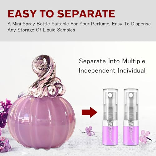 Mini Spray Bottle 2ml, Refillable Glass Spray Bottle, Glass Bottle Atomizer, Perfume Mouthwash Atomizer for Cleaning Refillable Container for Travel, Essential Oils, Perfume 60 Pcs, 2ml - size: 60PCS,2ML