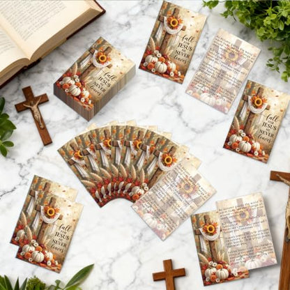 Spanish Gospel Tract Cards, Christian Evangelism Scripture Cards - color: fall for jesus