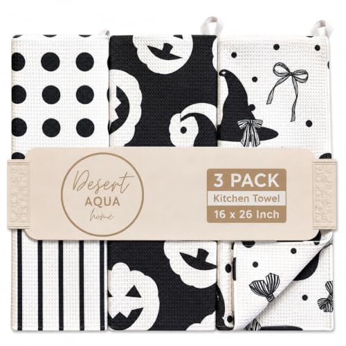 Kitchen Towels, Dish Towels for Kitchen, 3 Pc Kitchen Towel Set - color: Neutrals