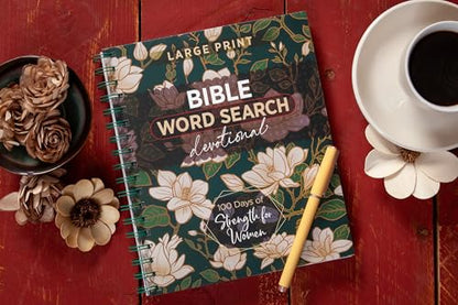 100 Days of Strength for Women: Bible Word Search Devotional