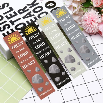 8 Pcs Bible Verse Bookmarks Inspirational Christian Gift for Women Page Markers Book Markers Set for Kids Religious Motivational Gifts for Daughter Son Faith Bookworm Book Club Reading Lovers Gift