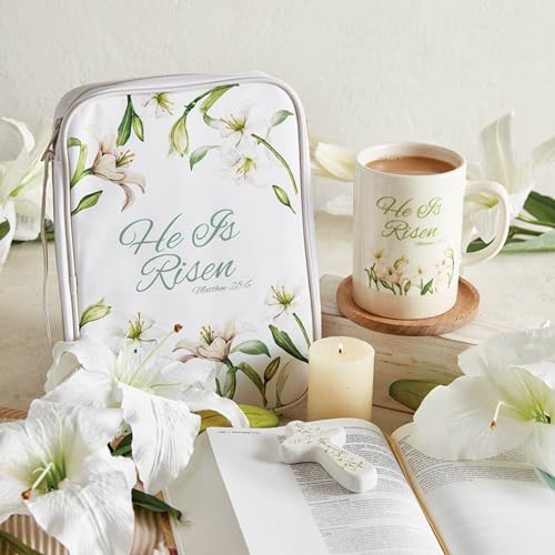 Faithworks Christian Gifts - Large Inspirational Ceramic Stoneware Mug Coffee Cup, 17-Ounces, He Is Risen - color: He Is Risen