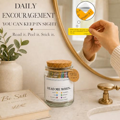 Read Me When Bible Verse Jar for Daily Encouragement