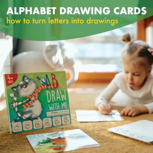 Learn to Draw ABC Letters: Crafts & Art Supplies for Kids Ages 3-6, Gift - size: Medium