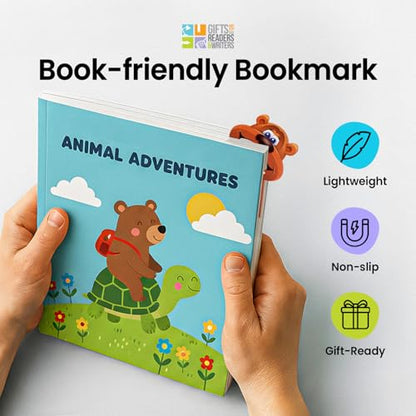 Thinking Gifts Magnetic Bookmark for Reading - Brown Bear - color: Brown Bear