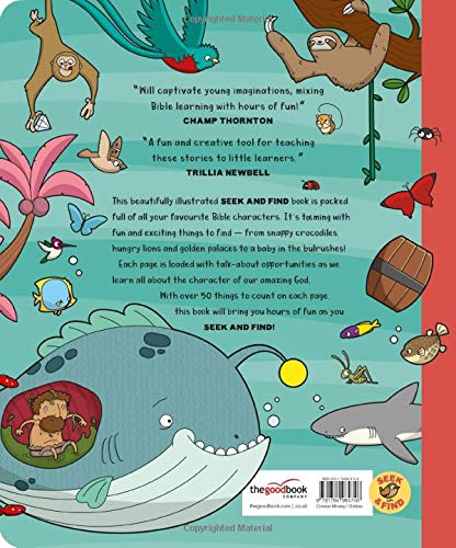 Seek and Find: Old Testament Bible Stories: With over 450 things to find and count! (Fun interactive Christian book to gift kids ages 2-5, Christmas gift)