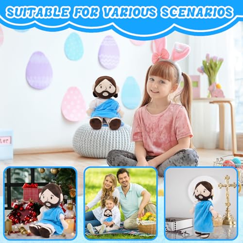 Yelakey Jesus Plush Doll, 11.8" Stuffed Plushie Religious Toy for Kids - color: 11.8inch/Jesus