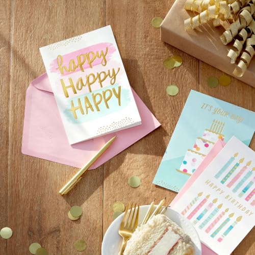 Hallmark Birthday Cards for Her, Assorted 16-Pack (Cake, Candles, Balloons) - color: Cake, Candles, Balloons