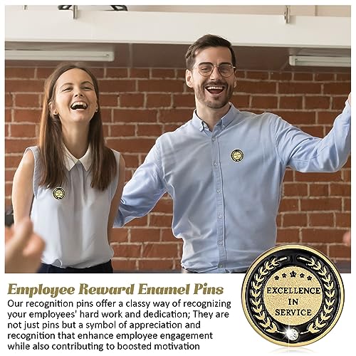 Siifert Employee of The Month Lapel Pins Bulk Motivation Gifts