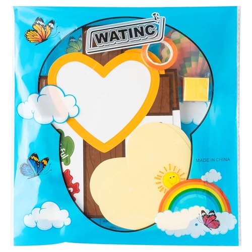 WATINC Fall Cross Suncatchers Craft - DIY Religious Thanksgiving Thankful Tissue Paper Hanging Ornament Kit, Make Your Own Creative Christian Crosses Decor Fun Activities for School Classroom (36Pcs)