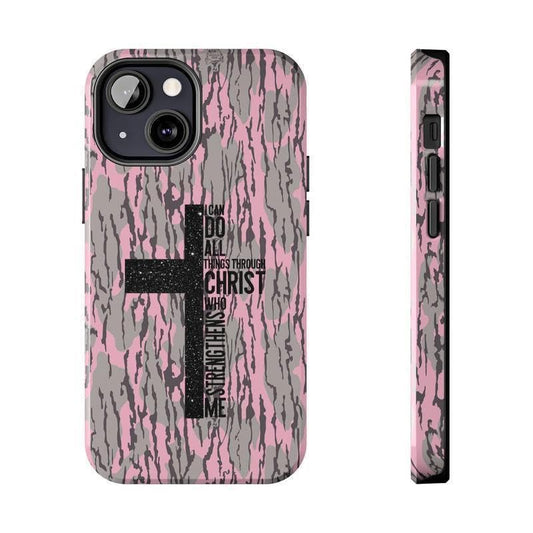 Christian Camo Cross Phone Case for iPhone 12 Pro Max, Mixed Color-5 - color: Mixed Color-5