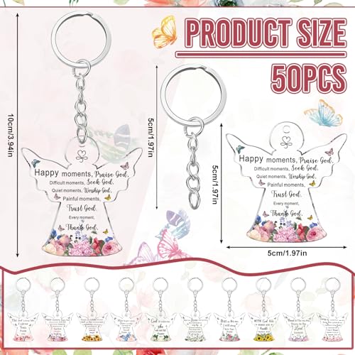 Remuuly Christmas Christian Gift Mini Bible Keychain Bulk - color: Christian
