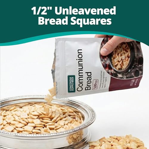 Concordia Supply Unleavened Communion Bread - 1/2" (500 Pieces)