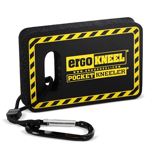 Kneeling Mat Pocket Pad for Work, 4" x 6" x 1", Heavy-Duty Foam