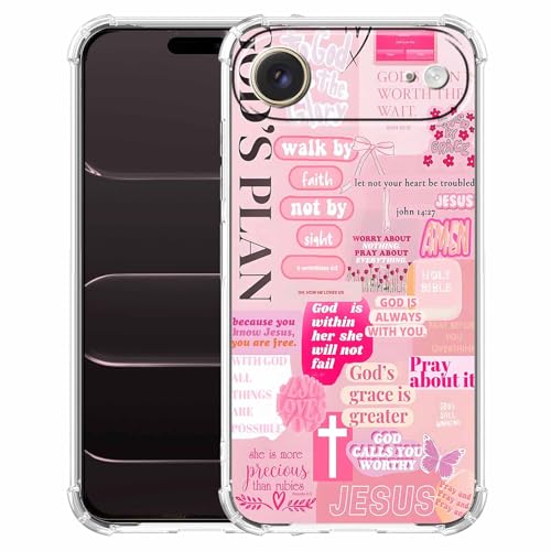 Christian Quotes Aesthetic Vintage Jesus Bible Verse Collage Pattern,Soft TPU Bumper Case for iPhone Air,#5 - color: Bible 5, size: iPhone Air
