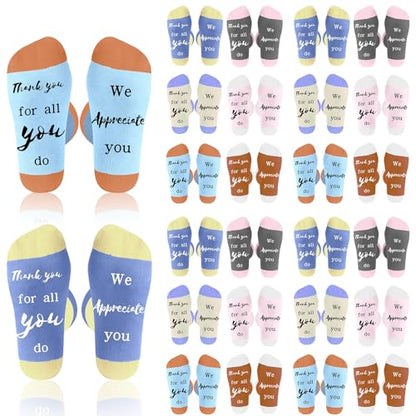 Xtinmee Housekeeping Week Appreciation Socks Gifts Bulk - color: Morandi Color