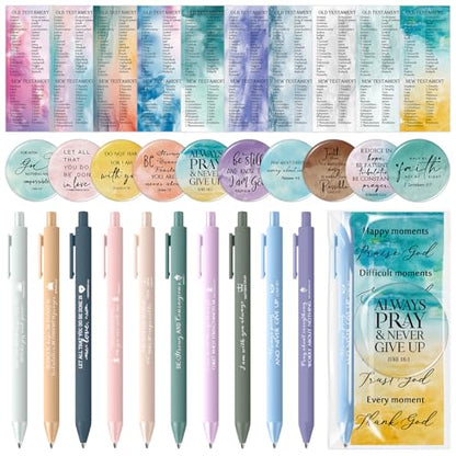 Gueevin 30 Sets Christian Gifts Bulk for Woman, Watercolor Style