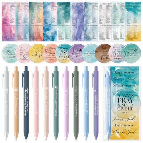 Gueevin 30 Sets Christian Gifts Bulk for Woman, Watercolor Style