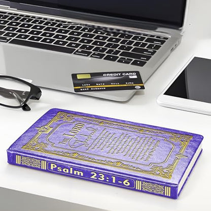 Christian Gift Psalm 23 Gifts The Lord Is My Shepherd Notebook Religious Cross Gift Bible Verse A5 Notebook Scripture Gift,1 Pack (Purple),(LORD Shepherd-Purple) - color: LORD Shepherd-Purple